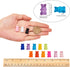 Stiesy 200 Pieces Translucent Candy Gummy Bear Resin Slime Charms Bear Flatback NO Hole Beads for for Nail Art DIY Hair Clip Jewelry Making Mixed ...