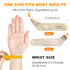 Thumb Brace Left Hand for Arthritis, Tendonitis, Repetitive Strain, Sprains, Carpal Tunnel - Ultrathin Thumb Support Wrap for Women and Men - Trig...