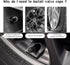 Car Tire Valve Stem Caps, 4Pcs Aluminum Alloy Air Caps Cover, Corrosion Resistant & Leak Proof Tire Valve Cap, Universal Tire Trim Accessories for...