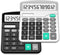 Calculator, Splaks 2 Pack Standard Functional Desktop Calculators Solar and AA Battery Dual Power Electronic Office Calculators with 12-Digit Larg...