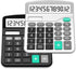 Calculator, Splaks 2 Pack Standard Functional Desktop Calculators Solar and AA Battery Dual Power Electronic Office Calculators with 12-Digit Larg...