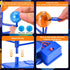 Rotating Solar System Model for Kids - Planets Orbiting Sun Projector - Space Science Kit for Ages 3-5 5-7 8-10, Night-Light Educational Toy...
