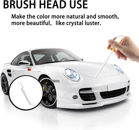 Pure White Touch Up Paint For Cars, Automotive White Car Paint Pen Scratch Repair Two-In-One Touch Up Paint, Premium Car Scratch Remover for Deep ...