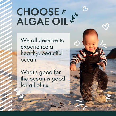 Freshfield Prenatal Omega 3 DHA Supplement: Fish Oil Replacement, Algae Oil, Vegan Friendly Supports Lactation & Brain Development. Mercury Free, ...