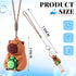 Capybara Car Accessories - Aesthetic Mirror Hanging Ornament Swinging Interior Decor - Cute Animal Capybara Pendant for Women, Men & Teens...
