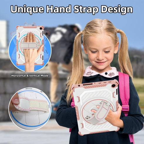 for 2022/2020Release HD 8 &HD8Plus Tablet with 360 Rotating Kickstand Hand Strap,Not Fit iPad Samsung 8 inch...