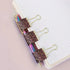 Cute Binder Clips for Women 1 Inch Fun Medium Leopard Print Binder Clip 4 Pcs Paper Clips Home Office Supplies...