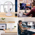 CamyCosy Headphone Stand Gaming Headset Holder for Desk,Clear Tulip Flowers Pattern Cellphone Stand Earphone Stand Desk Accessories for All Headph...