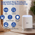 SZO Colorful Mini Humidifier, USB Rechargeable Humidifier, 4 Modes Super Quiet, Humidifiers For Bedroom,Suitable For Travel Office Family-White...