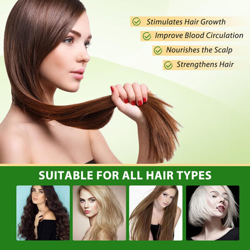 Organic Rosemary Oil Combo for Hair Growth, Discover Natural Hair Care with 1.01fl oz Essential Oils, Ideal for Scalp Massage, Skin Care, and Arom...