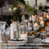 Flameless Candles Battery Operated with Timer, 3D Moving Flame Flickering, Last 600+ Hours Battery Candles, 3" x 4" Ivory Real Wax Electric LED Ca...