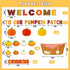 79Pcs Fall Bulletin Board Decoration Set Pumpkin Basket Cut-Outs Welcome to Our Patch Honeycomb Balls Border Trims for Autumn Thanksgiving Party D...