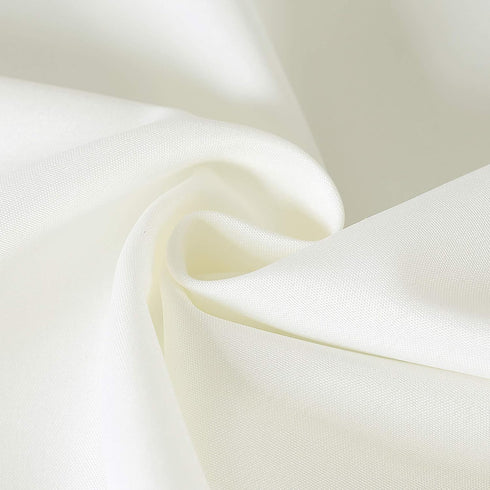 Cupuamon Square Tablecloth 52x52 inch Washable Polyester Fabric Table Cloth for Wedding Party Dining Banquet Decoration?52x52,Ivory?...
