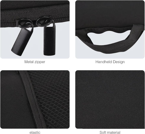 Soft Carrying Case Portable Protection Sleeve Pouch Bags with Handle Strap Compatible with Logitech K400 Plus Wireless Touch with Easy Media Contr...