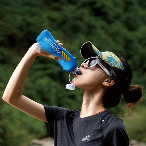TRIWONDER Soft Flask Collapsible Water Bottles BPA-Free Foldable Water Flask for Hydration Pack - Ideal for Hiking Running Cycling Climbing Travel...