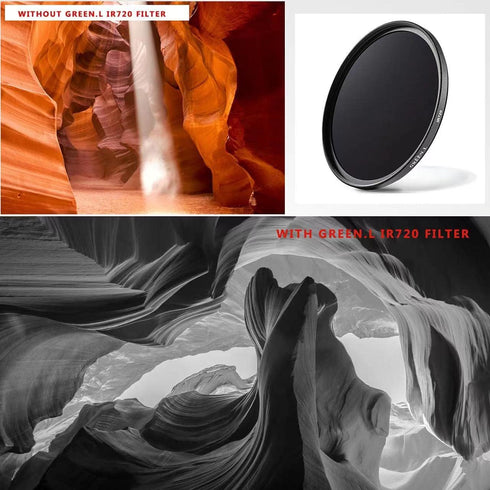 58mm Infrared Filter, 58mm IR 950nm (R95) Filter for Camera Lens...