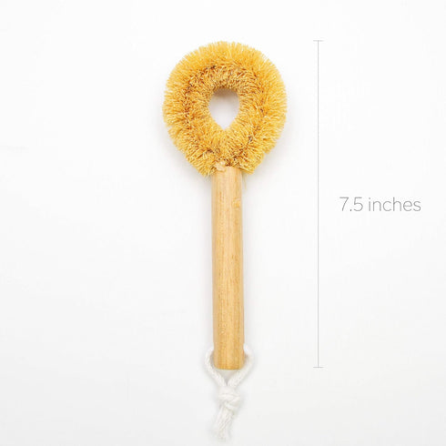 Tawashi a Kitchen Scrub Brush with Handle for Dish, Pan, Pot, Strainer, Sink and Vegetables (Normal)...