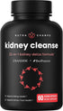 Kidney Cleanse Detox & Repair | 22-In-1 Kidney Health Supplement | Extra Strength 50:1 Cranberry Extract with Bioperine for Increased Absorption |...