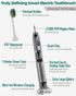 7AM2M Sonic Electric Toothbrush with 6 Brush Heads for Adults and Kids, One Charge for 90 Days,Wireless Fast Charge, 5 Modes with 2 Minutes Built ...