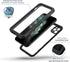 Lanhiem for iPhone 11 Pro Max Case, IP68 Waterproof Dustproof Case with Built-in Screen Protector, Heavy Duty Full Body Protective Clear Back Phon...