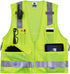 Ergodyne - 21425 GloWear 8250Z ANSI Lime Surveyors Reflective Safety Vest with Back Pocket, Large/X-Large...