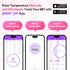 Easy@Home Basal Body Thermometer: BBT for Fertility Prediction with Memory Recall - Accurate Digital Basal Thermometer for Temperature Monitoring ...