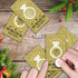 Gold Diamond Bridal Shower Scratch Off Game Cards?32 PCS? Gift Certificate Scratch Off Cards Activity for Wedding Festive Raffle Tickets Family Ho...