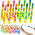 24 Pcs Slingshot Outdoor Toys,Glow in The Dark Party Supplies Toys Rocket with Launcher,Glow Sticks Easter Basket Stuffers Birthday Christmas Gift...