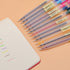 RIANCY Gel Pens (12 Multicolor), Fine Point Ballpoint Pen for Bullet Journaling, Writing, Drawing, Coloring, Office & School Supplies...