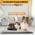 Dog Bed, Dog Crate Mat Washable, Ultra Soft & Anti-Slip S Dog Bed Fit Dog Crates & Kennels, Suitable for Dogs Up to 25 lbs, 24" x 18", Grey...