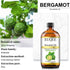 Bergamot Essential Oil 118ml Pure Bergamot Oil for Aromatherapy, Diffuser, Sopa Candle Making, Large Bottle with Gift Box -4 fl.oz...