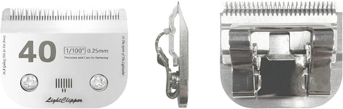 Detachable Ultra Edge Dog Clipper Blade - Constructed of Carbonized Steel, Resists Heat and Rust with Long-Lasting Sharp Edges - A5 Series (FC-40,...