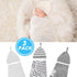 3 Pack Preemie Swaddle Blanket with Hat Set Preemie Hats Baby Receiving Blanket Swaddle Wrap for Preemie Newborn (Classic Style)...
