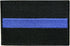 Thin Blue Line Patch Embroidered Tactical Applique Army Morale Hook & Loop Emblem...