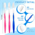 100 pcs Prepasted Disposable Toothbrushes Bulk Individually Wrapped Pre Pasted Soft Bristle Tooth Brush Set Travel Toothbrushes for Homeless Gift ...