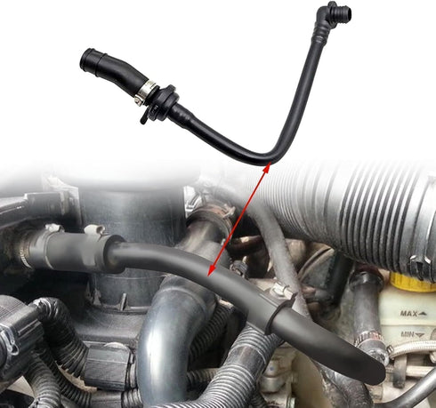 SecosAutoparts 1J0612041GD Brake Booster Vacuum Hose Compatible with VW Jetta Golf 1998-2006,Beetle 1999-2005 Compatible with Audi A3 1997-2003...