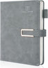 Leather Journal Notebook Lined, Hardcover Magnetic Closure, Personal Writing Notebooks, with Pen Loop?Medium 5.7 x 8.3 inches, 120 GSM Paper Gifts...
