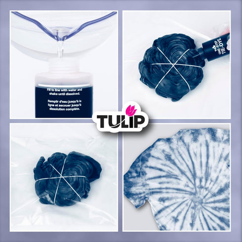 Tulip One-Step Tie-Dye Kit, Vibrant Colors for Fabric 4 fl oz, Blue...