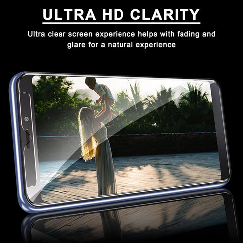 [2+2 Pack Screen Protector for BLU View 3 (B140DL) and Camera Lens Protector - Tempered Glass,Anti-fingerprint,Shatter Proof,HD Clarity...