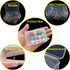 15 Pack Medium Clear Plastic Storage Boxes with Labels, Flip Lid Craft Organizer Container for Beads Jewelry Making DIY Bracelet Nails Screws Seed...