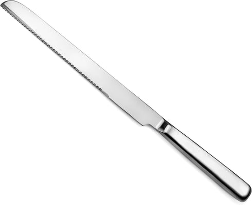 New Star Foodservice 52008 Hollow Handle Bread Knife, 14", Silver...
