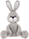 Apricot Lamb Toys Plush Corduroy Rabbit Bunny Stuffed Animal Soft Cuddly Perfect for Child ?Gray Bunny,8.5 Inches...