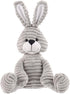 Apricot Lamb Toys Plush Corduroy Rabbit Bunny Stuffed Animal Soft Cuddly Perfect for Child ?Gray Bunny,8.5 Inches...