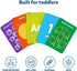 Skillmatics Thick Flash Cards for Toddlers - Letters, Numbers, Shapes & Colors, Montessori Toys & Games, Preschool Learning for Kids 1, 2, 3, 4 Ye...
