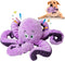Dog Toys for Large Breed, Octopus Squeaky Funny Cute Interactive Medium & Small Dog Toys, Stuffed Plush Animals Puppy Toys, Dog Birthday for Dog P...