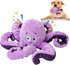 Dog Toys for Large Breed, Octopus Squeaky Funny Cute Interactive Medium & Small Dog Toys, Stuffed Plush Animals Puppy Toys, Dog Birthday for Dog P...