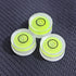 5Pcs Small Circular Bubble Levels with Double Sided Adhesive Bottom Mini Little Stick-on Bubble Spirit Level Measuring Layout Tools Levels (15x6mm...