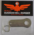 Guardian Bell ST. Christopher Complete Motorcycle KIT W/Hanger & Wristband...