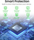 Small Portable Charger with Built-in Cables - 15W QC3.0 Fast Charing USB C Power Bank 5000mAh, Portable External Battery Pack for iPhone 15/14/13 ...