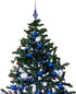 HolidayGiftShops Grace Blue Glass Christmas Tree Topper...